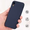 eng pl Silicone Case Soft Flexible Rubber Cover for iPhone XR dark blue 45449 3
