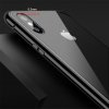 Magnetický oboustranný kryt na iPhone XS Max (bez tvrzeného skla) - černý - VÝPRODEJ