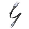 eng pl Baseus Simple HW Quick Charge Charging Data Cable USB For Type C 5A 40W 23cm gray CATMBJ BG1 50851 4