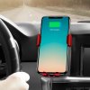 eng pl Baseus Wireless Charger Gravity Car Mount Phone Bracket Air Vent Holder Qi Charger black WXYL 01 37966 2