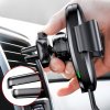 eng pl Baseus Wireless Charger Gravity Car Mount Phone Bracket Air Vent Holder Qi Charger black WXYL 01 37966 6