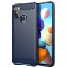 eng pl Carbon Case Flexible Cover TPU Case for Samsung Galaxy A21S blue 61093 1