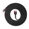 eng pl Baseus Cafule Cable Durable Nylon Braided Wire USB USB C QC3 0 2A 3M black red CATKLF U91 51809 8