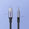 eng pl Ugreen USB Type C USB Type C cable 5 A 100 W Power Delivery Quick Charge 3 0 FCP 480 Mbps 1 5 m gray 70428 US316 60458 11