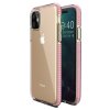 eng pl Spring Case clear TPU gel protective cover with colorful frame for iPhone 11 light pink 59033 1