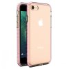 eng pl Spring Case clear TPU gel protective cover with colorful frame for iPhone SE 2020 iPhone 8 iPhone 7 light pink 59028 1
