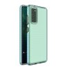 eng pl Spring Case clear TPU gel protective cover with colorful frame for Samsung Galaxy S21 5G blue 67041 1