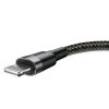 eng pl Baseus Cafule Cable Durable Nylon Braided Wire USB Lightning QC3 0 2 4A 0 5M black grey CALKLF AG1 46802 2