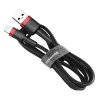 eng pl Baseus Cafule Cable Durable Nylon Braided Wire USB Lightning QC3 0 2 4A 0 5M black red CALKLF A19 46803 1