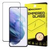 eng pl Wozinsky Tempered Glass Full Glue Super Tough Screen Protector Full Coveraged with Frame Case Friendly for Samsung Galaxy S21 5G black 67939 1