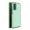 eng pl Spring Case clear TPU gel protective cover with colorful frame for Samsung Galaxy S20 FE 5G yellow 65778 1