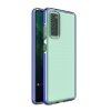 eng pl Spring Case clear TPU gel protective cover with colorful frame for Samsung Galaxy S20 FE 5G blue 65777 1