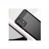 Ohebný carbon kryt na Samsung Galaxy A52 / A52 5G / A52s 5G - černý