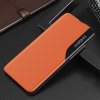 eng pl Eco Leather View Case elegant bookcase type case with kickstand for Samsung Galaxy A52 5G orange 67214 2