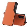 eng pl Eco Leather View Case elegant bookcase type case with kickstand for Samsung Galaxy A52 5G orange 67214 1