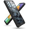 eng pl Ringke Fusion X Design durable PC Case with TPU Bumper for Samsung Galaxy A52 5G A52 4G Camo Black XDSG0047 68537 5