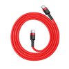 pol pl Baseus Cafule Cable wytrzymaly nylonowy kabel przewod USB C PD USB C PD PD2 0 60W 20V 3A QC3 0 1M czerwony CATKLF G09 46962 2
