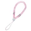 eng pl Phone lanyard pendant string cristal glass beads pink 72146 1