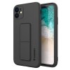 eng pl Wozinsky Kickstand Case flexible silicone cover with a stand iPhone 11 black 69443 1