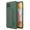 eng pl Wozinsky Kickstand Case flexible silicone cover with a stand Samsung Galaxy A42 5G dark green 69544 1