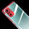 eng pl Clear Color Case Gel TPU Electroplating frame Cover for Xiaomi Redmi Note 10 Pro red 70763 2