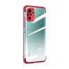 eng pl Clear Color Case Gel TPU Electroplating frame Cover for Xiaomi Redmi Note 10 Pro red 70763 1