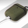 eng pl Nylon AirPods Case Nylon hard case for AirPods 2 AirPods 1 with carabiner grey 72296 2