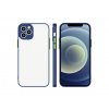 Mléčný silikonový kryt na Samsung Galaxy A12 - modrý