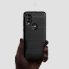 eng pl Carbon Case Flexible Cover TPU Case for Motorola One Vision black 52073 2