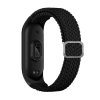 eng pm Strap Fabric replacement band strap for Xiaomi Mi Band 6 5 4 3 braided cloth bracelet black 77705 1