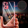 eng pl Clear Color Case Gel TPU Electroplating frame Cover for Xiaomi Redmi Note 10 Pro red 70763 5