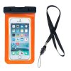 eng pl Waterproof pouch phone purse on the pool orange 90882 14