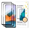 eng pl Wozinsky 2x Tempered Glass Full Glue Super Tough Screen Protector Full Coveraged with Frame Case Friendly for Xiaomi Redmi Note 10 Pro black 76977 1