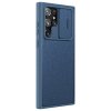 eng pl Nillkin Qin Cloth Pro Case Case For Samsung Galaxy S22 Ultra Camera Protector Holster Cover Flip Cover Blue 106526 5