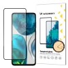 eng pl Wozinsky Super Durable Full Glue Tempered Glass Full Screen With Frame Case Friendly Motorola Moto G52 Black 107667 1