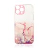 eng pl Marble Case for Xiaomi Redmi Note 11 Gel Cover Marble Pink 96260 1