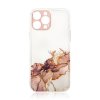 eng pl Marble Case for Xiaomi Redmi Note 11 Gel Cover Marble Brown 96282 1