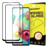 eng pl Wozinsky 2x Tempered Glass Full Glue Super Tough Screen Protector Full Coveraged with Frame Case Friendly for Samsung Galaxy A71 black 59659 1