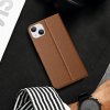 Dux Ducis Skin X2 luxusní flipové pouzdro na iPhone 14 Plus - hnědé