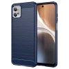 eng pl Carbon Case for Motorola Moto G32 flexible silicone carbon cover blue 120578 1