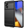 eng pl Carbon Case Cover for Xiaomi Redmi Note 11E Redmi 10 5G Redmi 10 Prime 5G Poco M4 5G Flexible Silicone Carbon Cover Black 120584 1