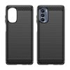 eng pl Carbon Case for Motorola Moto G62 5G flexible silicone carbon cover black 137094 7