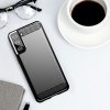 Ohebný carbon kryt na Samsung Galaxy S21 Plus 5G - černý