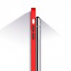 Mléčný silikonový kryt na Samsung Galaxy S21 Plus 5G - červený