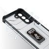 Crystal Armor kryt se stojánkem na Samsung Galaxy S21 Plus 5G - černý