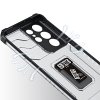 Crystal Armor kryt se stojánkem na Samsung Galaxy S21 Ultra 5G - černý