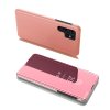 Clear View neoriginální pouzdro na Samsung Galaxy S22 Ultra - růžové