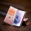 Magnetické elegantní pouzdro na Samsung Galaxy S22 Ultra - růžové
