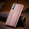 Magnetické elegantní pouzdro na Samsung Galaxy S22 Ultra - růžové