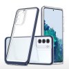 Akrylový Clear 3v1 obal na Samsung Galaxy S21 5G - modrý